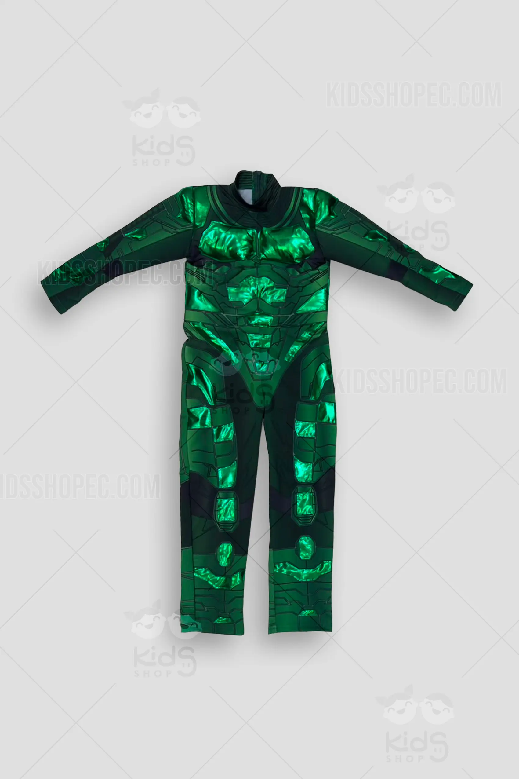 Disfraz de Duende Verde - Traje de Villano con Armadura Metálica y Accesorios - Imagen 7