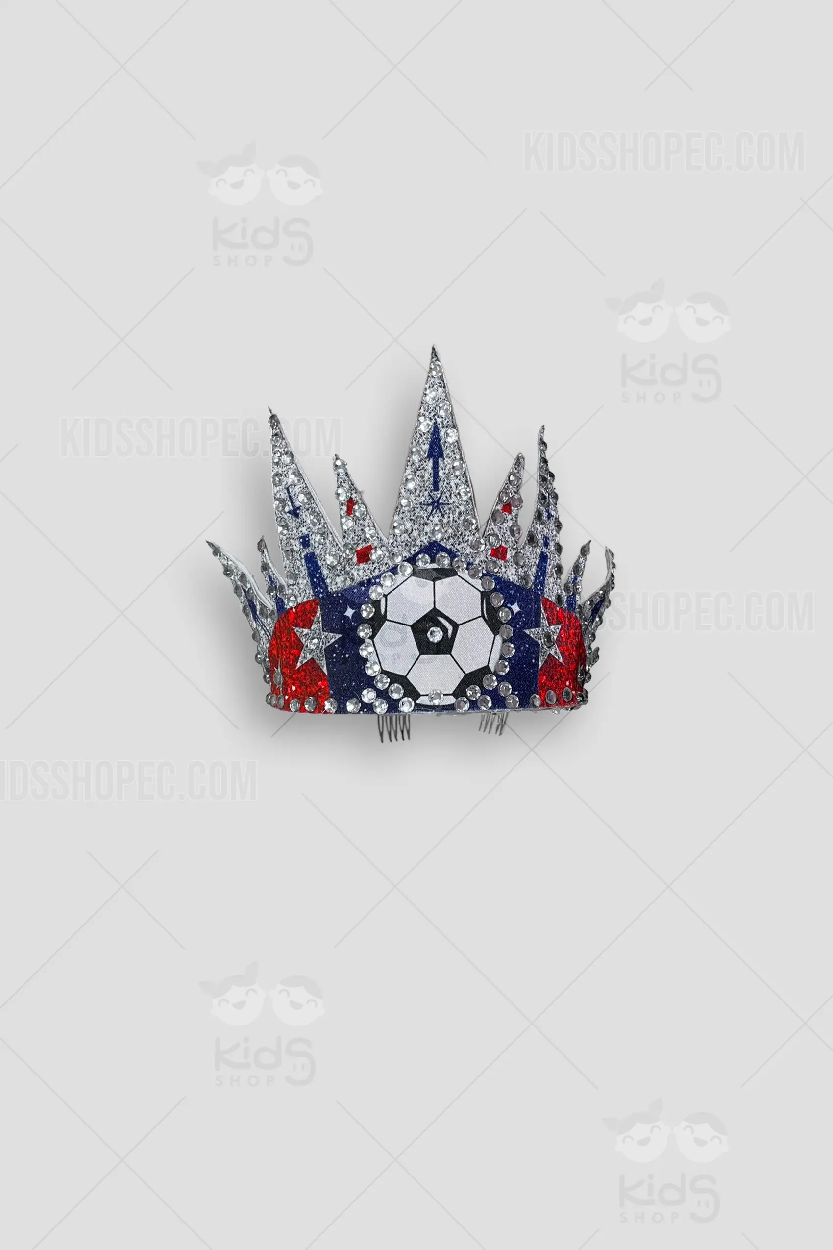 Vestido de Gala USA Fútbol - Traje de Princesa Deportivo con Corona - Imagen 5