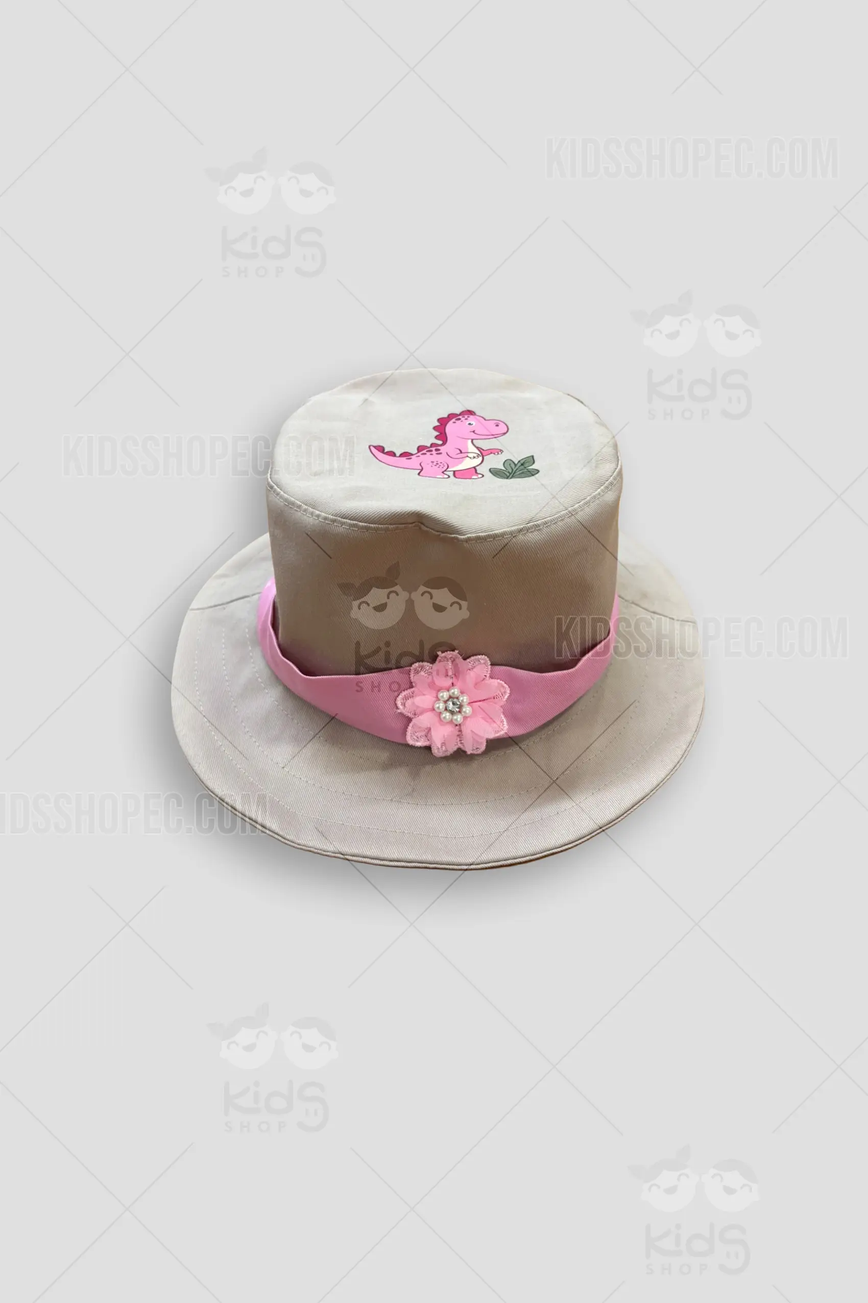 Conjunto Explorador Safari de Dinosaurio Rosa - Traje Infantil con Sombrero - Imagen 4