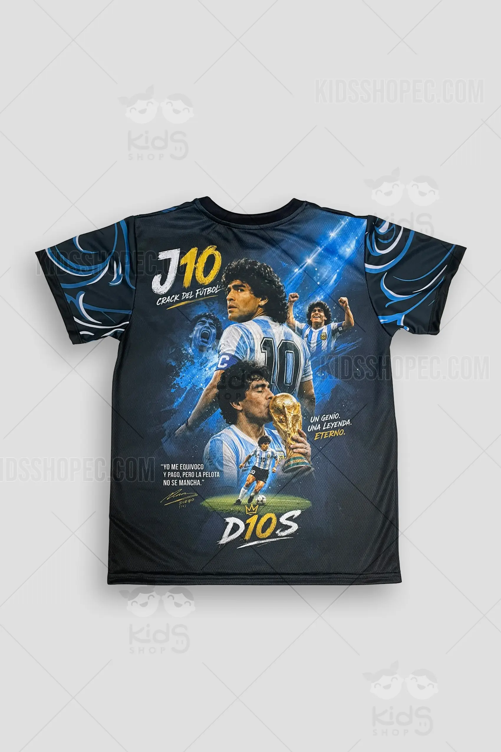 Camiseta Manga Corta Tributo a Maradona - Jersey Deportivo - Imagen 3