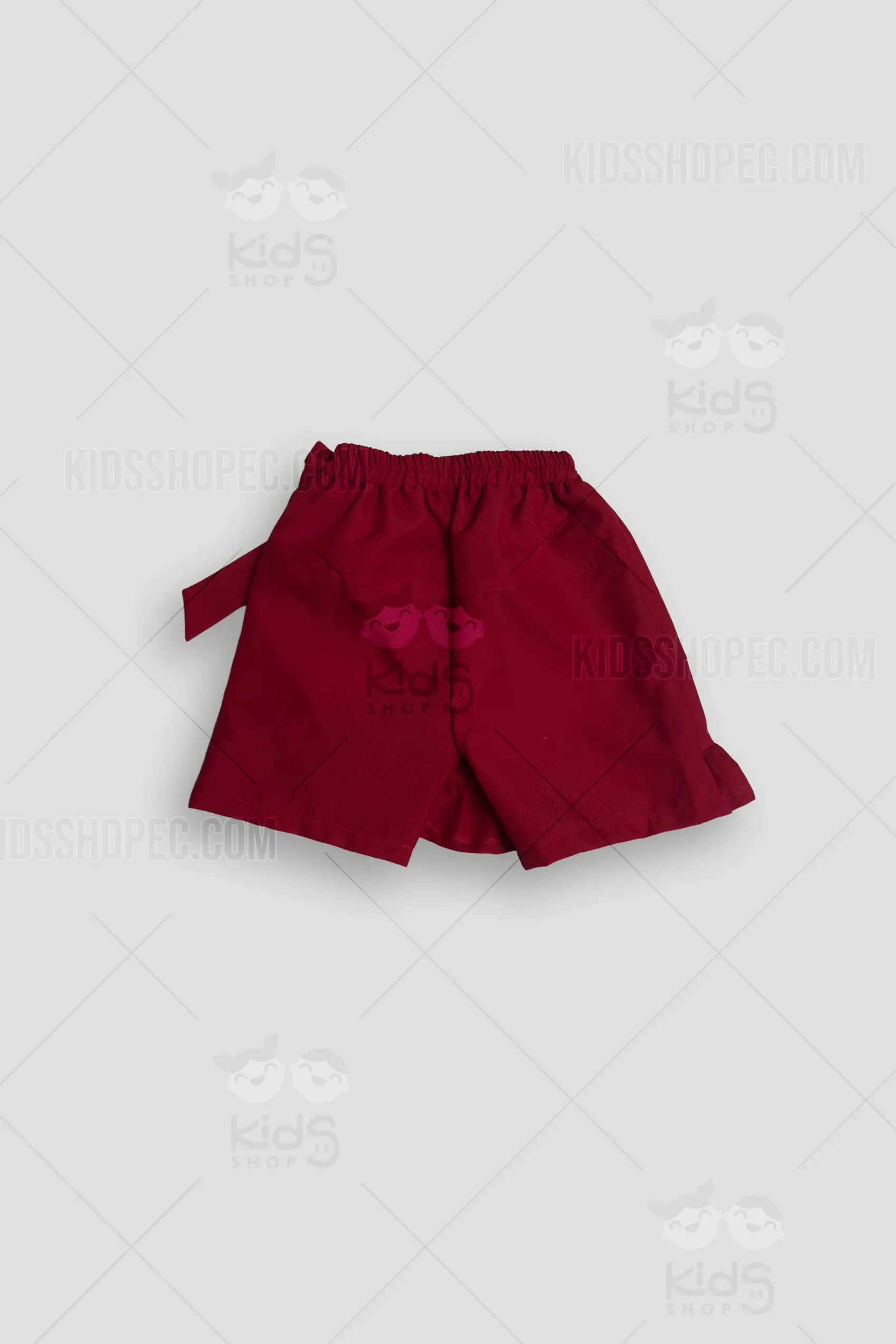 Falda Short Infantil Roja - Prenda Casual con Vuelos - Imagen 3