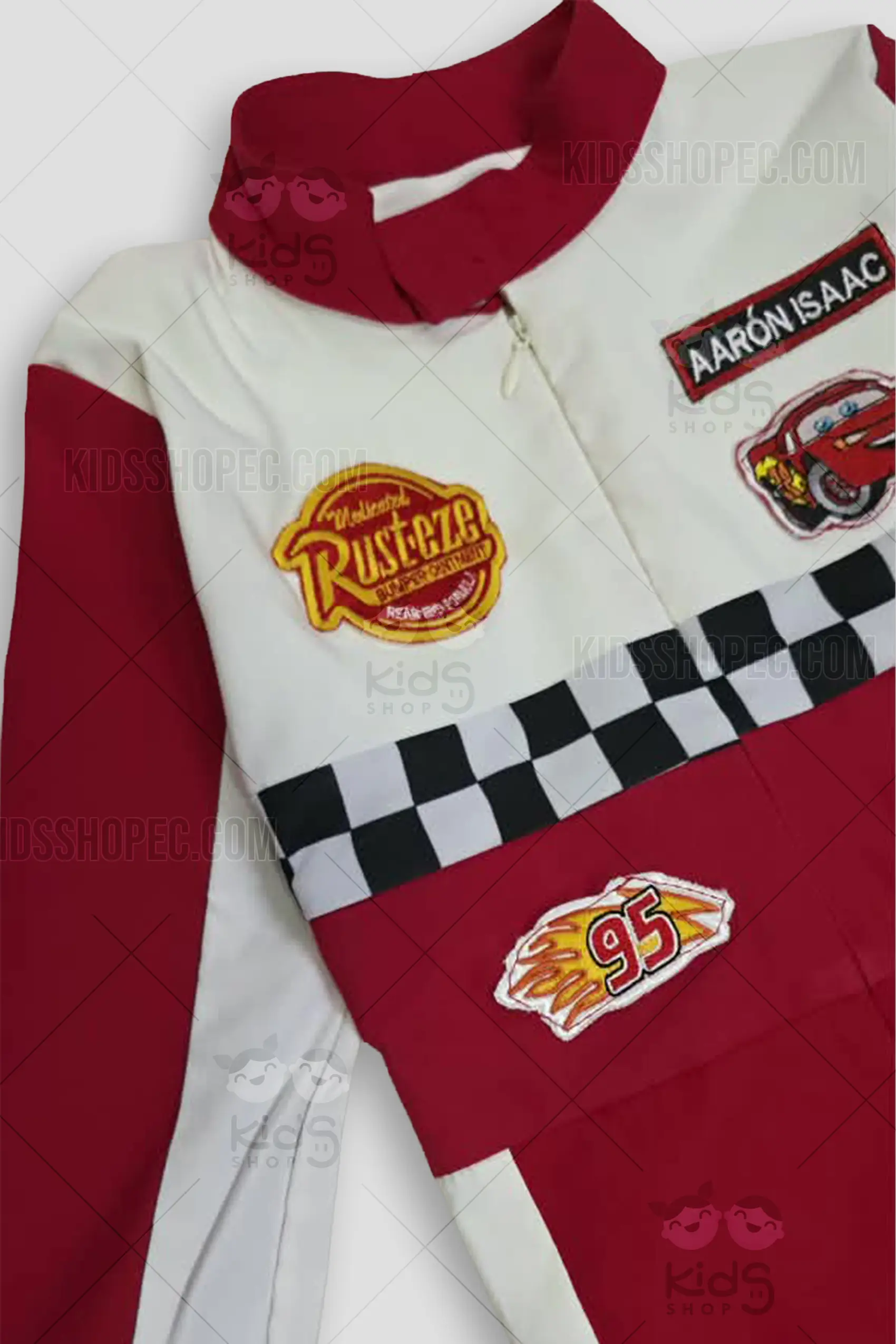 Traje de Piloto de Carreras Infantil - Enterizo Deportivo Cars - Imagen 2