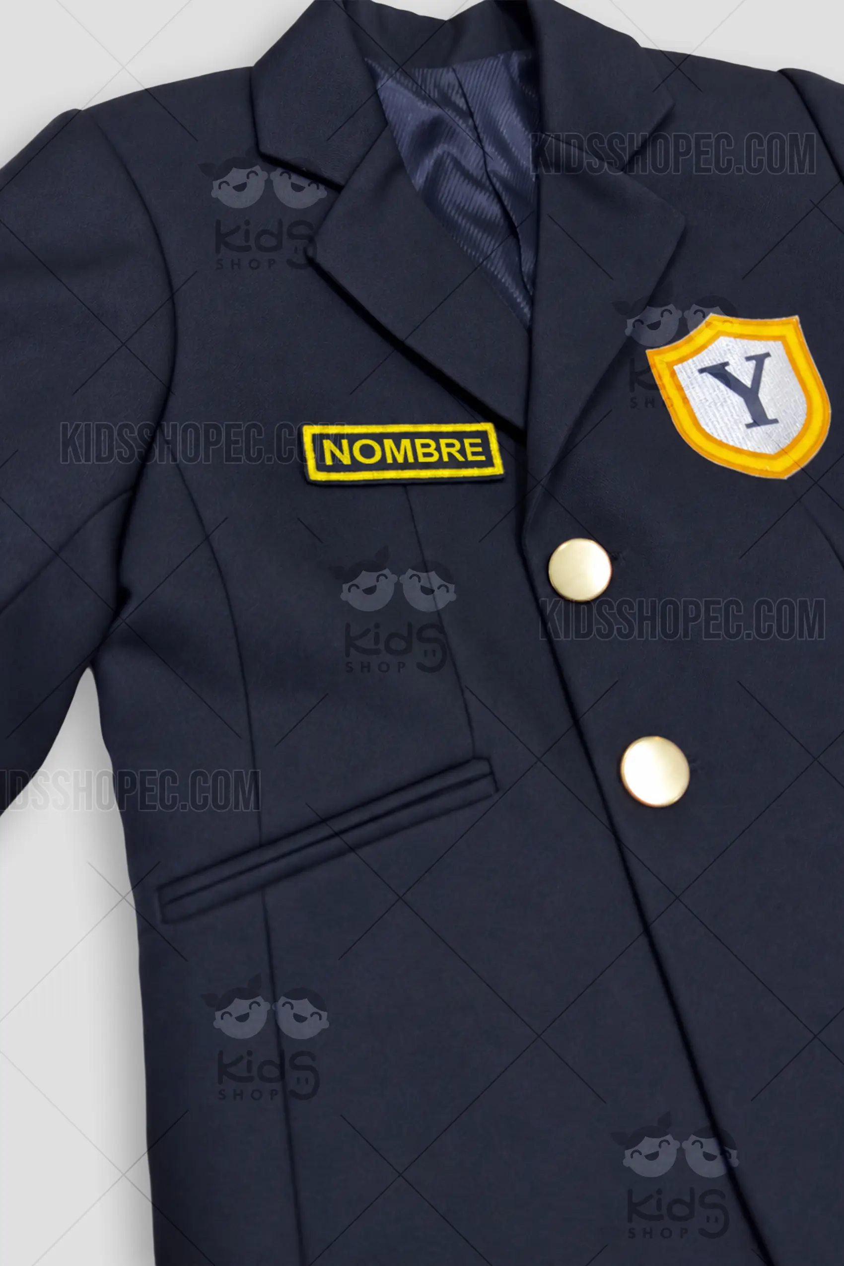 Conjunto de Uniforme Escolar - Leva y Falda con Apliques - Imagen 2